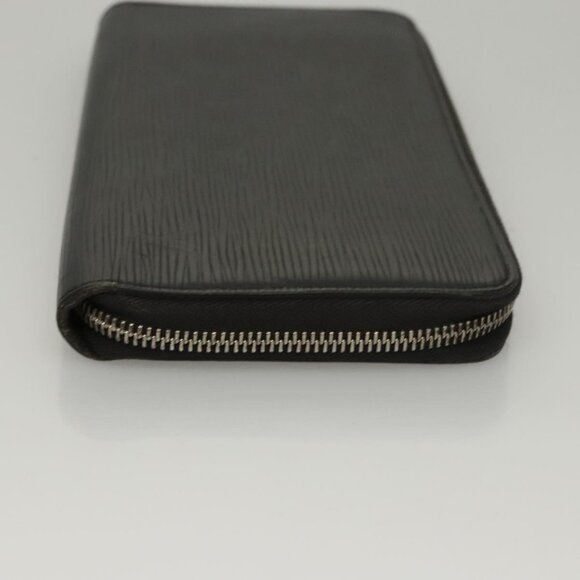LOUIS VUITTON Epi Zippy Organizer Long Wallet Black M63852 LV Auth - Picture 13 of 16